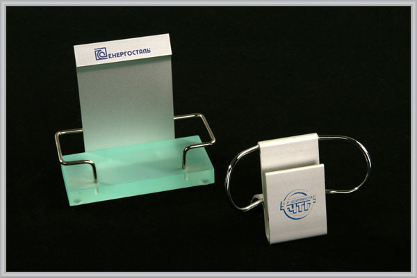 Визитница из акрила - подставка под визитки Визитница из акрила - подставка под визитки